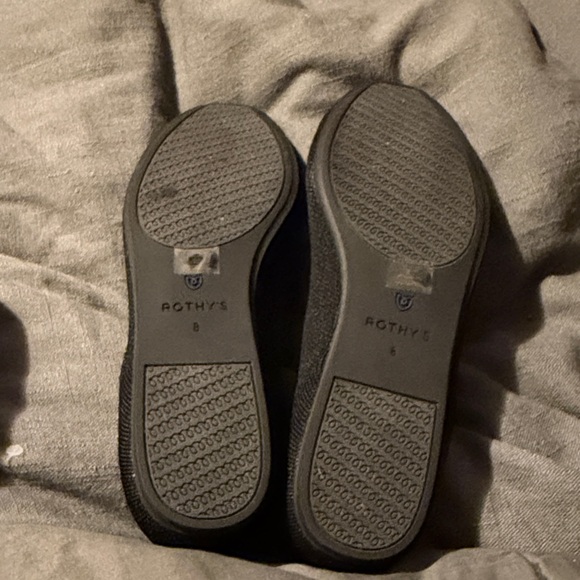 Rothy's Black and Blue Trim Flats - Picture 4 of 4